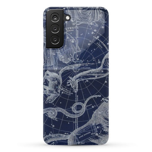Blue and White Constellations Phone Case